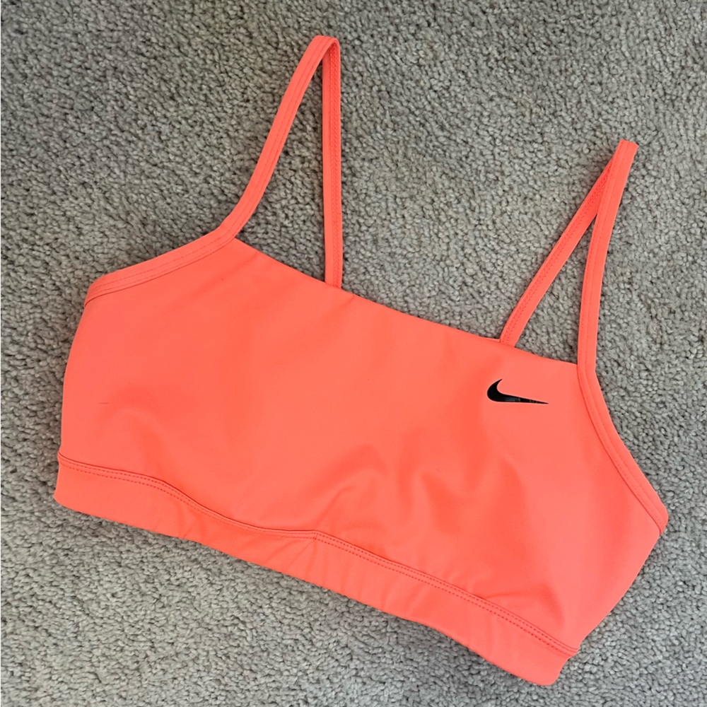 Neon Nike Bandeau Sports Bra